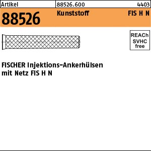 ART 88526 FISCHER-Injektions Ankerhülsen FIS H 16 x 85 N m. Netz S