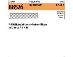 Artikel 88526 Kunststoff FIS H N FISCHER Injektions-Ankerhülsen mit Netz FIS H N