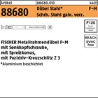 Artikel 88680 Dübel Stahl F-M Schrb. St. galv. verz. FISCHER Metallrahmendübel F