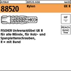 Artikel 88520 Nylon UX R FISCHER Universaldübel UX R für Holz- und Spanplattensc