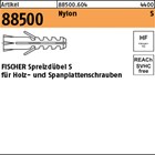 Artikel 88500 Nylon S FISCHER Spreizdübel S für Holz- und Spanplattenschrauben