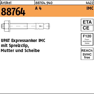 ART 88764 UPAT-IMC Expressanker A 4 6/ 10/ 55 m. ETA-Zulassung S