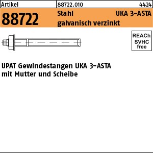 ART 88722 UPAT Ankerst. M 8 x 110 St. 52, gal Zn S