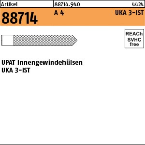 ART 88714 UPAT Ankerstangen UKA 3 A 4 IST M 8, Innengew.hülse S
