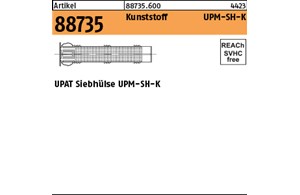 Artikel 88735 Kunststoff UPM-SH-K UPAT Siebhülse UPM-SH-K 