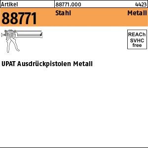 ART 88771 UPAT UPM Ausdrückpist. Metall S
