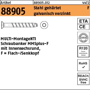 ART 88905 MULTI-MONTI MMSplus-F 6 x 70/ 25/ 35 T30 gal Zn S
