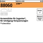 Artikel 88060 GTW Kurvenstücke für Zuganker, für Schrägzug-Verspannungen