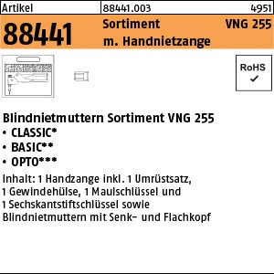 ART 88441 VVG-Sortiment VNG 255 Classic S
