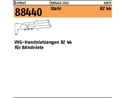 Artikel 88440 Stahl BZ 44 Antrieb: Hand VVG-Handnietzangen BZ 44 für Blindniete