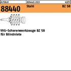 Artikel 88440 Stahl BZ 58 Antrieb: Hand VVG-Scherenwerkzeuge BZ 58 für Blindniet