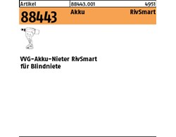 Artikel 88443 RivSmart Antrieb: Akku VVG-Akku-Nieter RivSmart für Blindniete