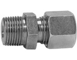 Gerade Einschraubverschraubungen, Standard Stahl verzinkt (DIN 2353)