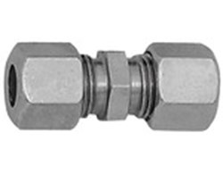Gerade Verschraubungen, Standard Stahl verzinkt (DIN 2353)