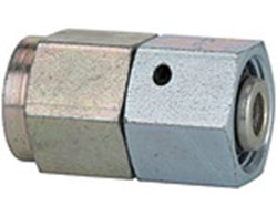 Manometer-Anschlussverschraubungen mit Dichtkegel, Stahl verzinkt (DIN 2353)