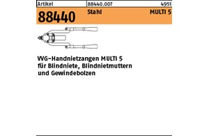 Artikel 88440 Stahl MULTI 5 Antrieb: Hand VVG-Handnietzangen MULTI 5 f. Blindnie